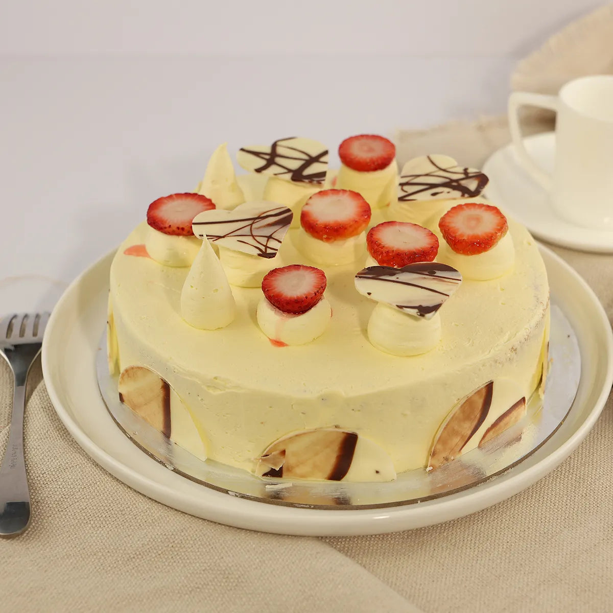 Vanilla Sponge Birthday Cake