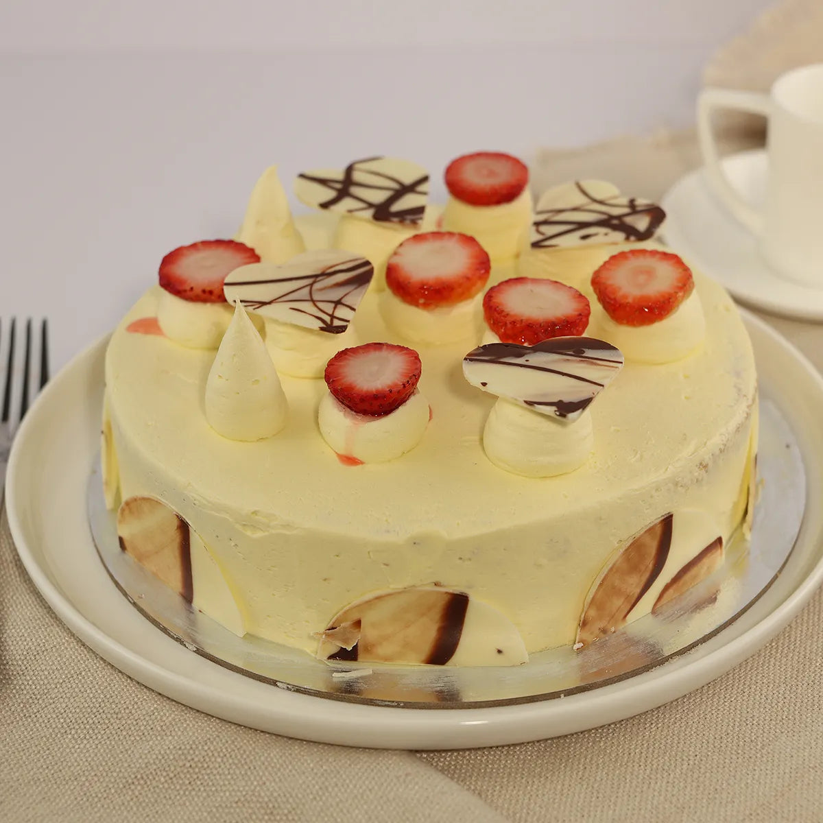 Vanilla Sponge Birthday Cake