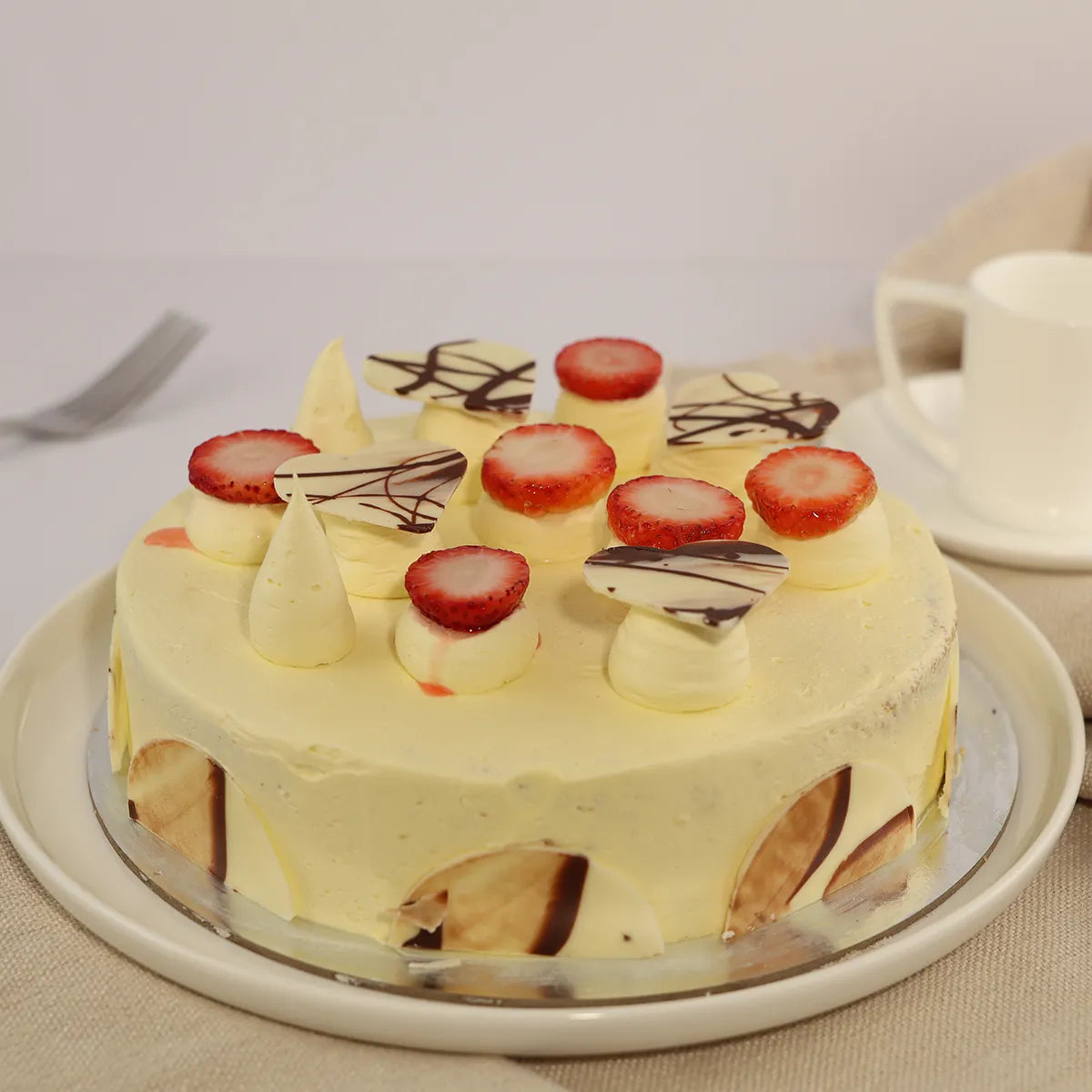 Vanilla Sponge Birthday Cake