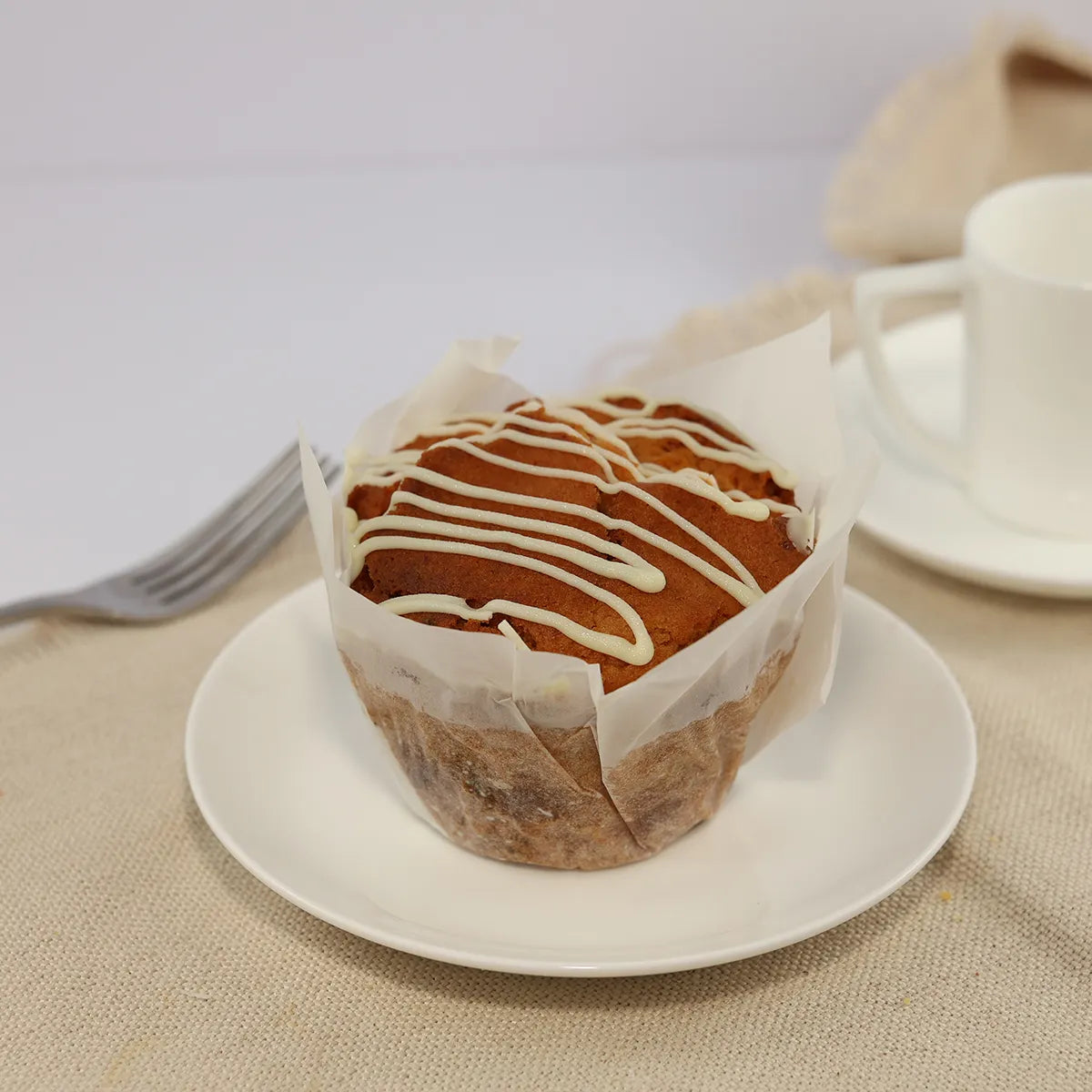 Raspberry & White Chocolate Muffins