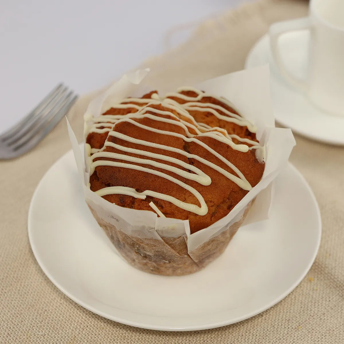 Raspberry & White Chocolate Muffins