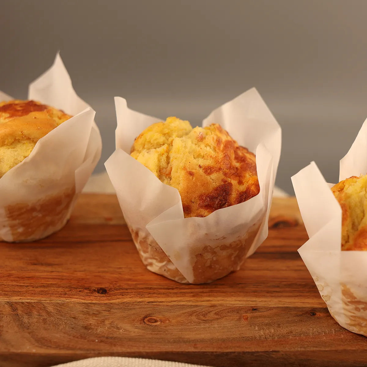 Pumkin, Bacon & Mozzarella Muffin