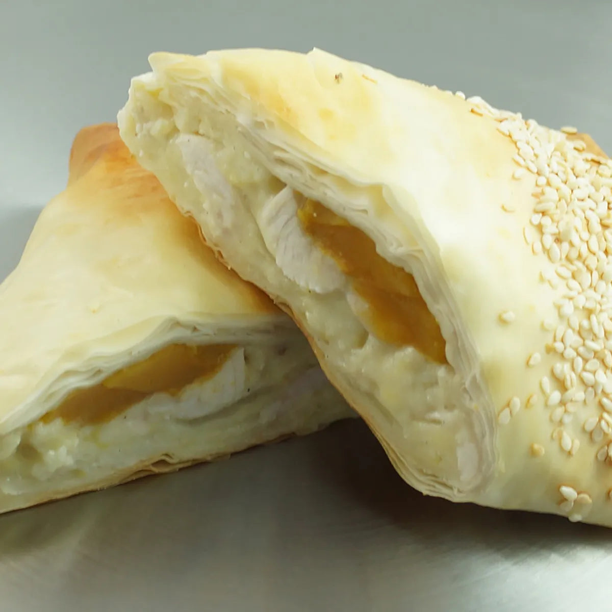 Chicken Mango Macadamia Filo