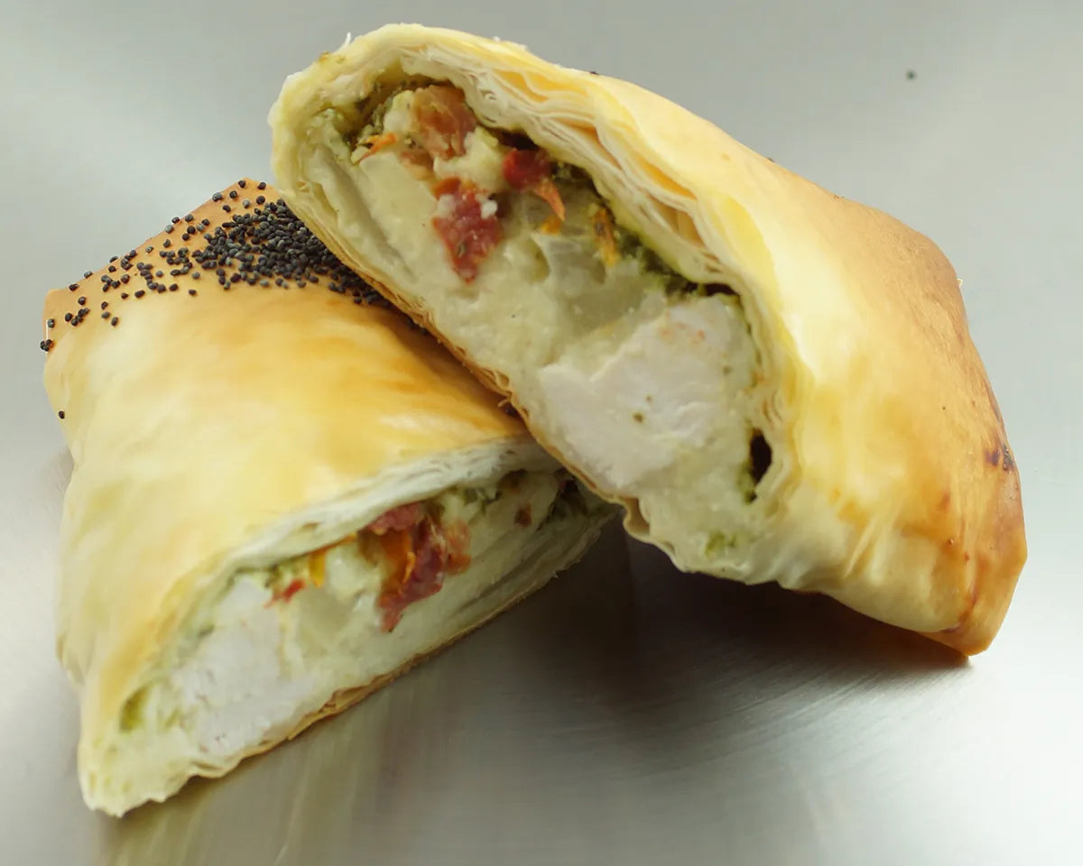 Chicken Pesto Sundried Tomato Filo
