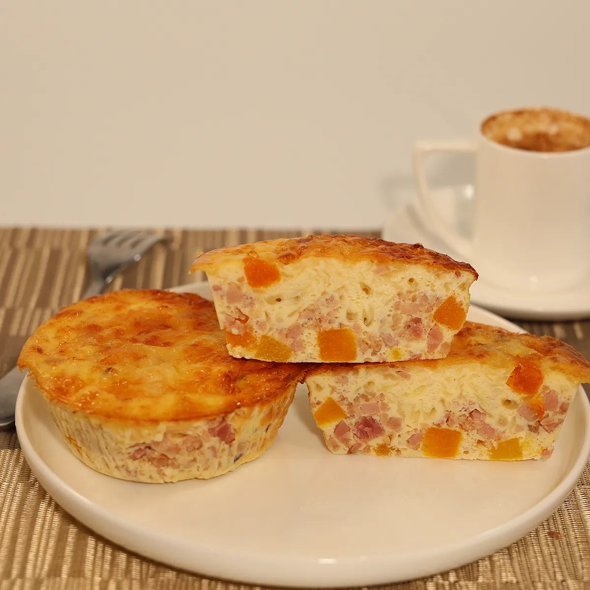 Bacon, Pumpkin and Cheese Frittatas
